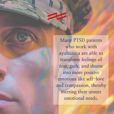 quote about ayahuasca for ptsd
