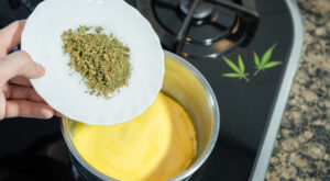 Cannabutter on Stovetop